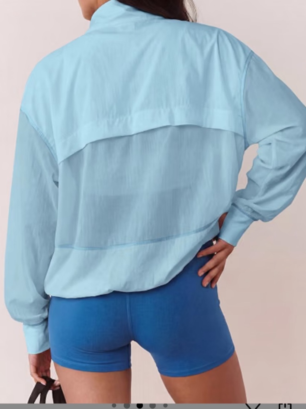 Light Blue Full-Zip Athletic Jacket🌻 - Picture 2 of 3